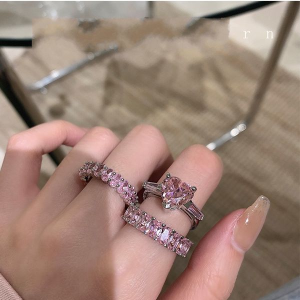 handmade ring sets pink aaaaa zircon 925 sterling silver party party wedding band rings for women engagement jewelry gift, Slivery;golden
handmade ring sets pink aaaaa zircon 925 sterling silver party party wedding band rings for women engagement jewelry gift, Slivery;golden
