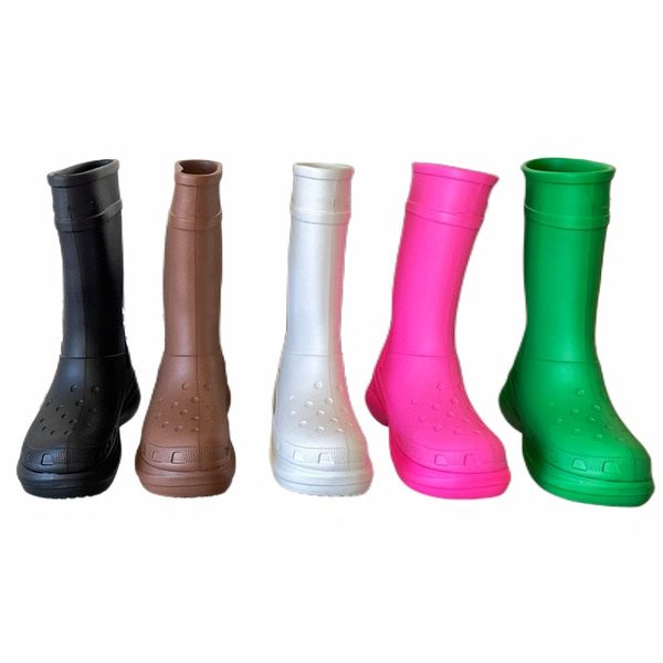 boots brand foam rainboots luxury letter knee boots couple's style solid color half boots chunky heel fashion boots outdoor boots for m, Black
boots brand foam rainboots luxury letter knee boots couple's style solid color half boots chunky heel fashion boots outdoor boots for m, Black