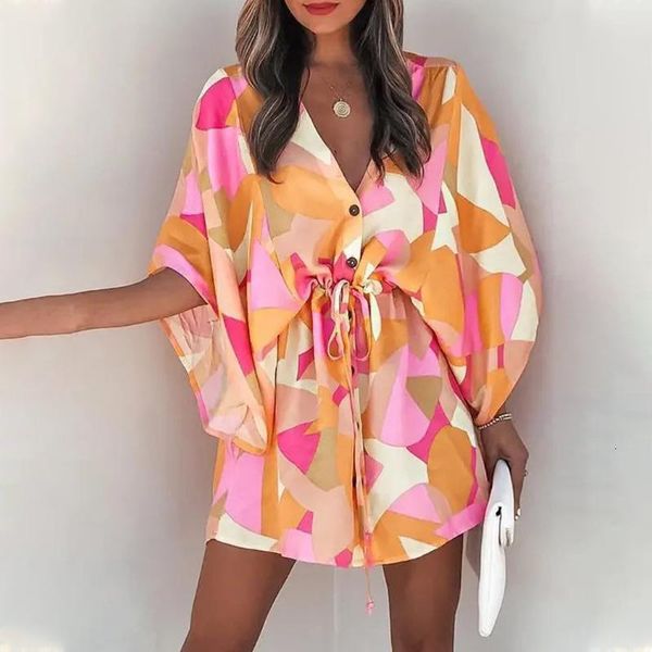 casual dresses fashion batwing sleeve print lace up mini dress for womens v-neck casual loose boho holiday short dresses woman summer 230505, Black;gray
casual dresses fashion batwing sleeve print lace up mini dress for womens v-neck casual loose boho holiday short dresses woman summer 230505, Black;gray