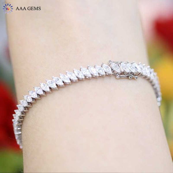 aaa gems moissanite tennis bracelet 14k 18k white gold marquise diamond with gra, Silver
aaa gems moissanite tennis bracelet 14k 18k white gold marquise diamond with gra, Silver