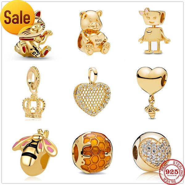 925 silver charm beads dangle lucky cat bee fine bead fit pandora charms bracelet diy jewelry accessories, Black
925 silver charm beads dangle lucky cat bee fine bead fit pandora charms bracelet diy jewelry accessories, Black