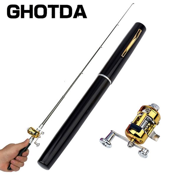 boat fishing rods portable pocket telescopic mini fishing pole pen shape folded fishing rod with reel wheel 230505
boat fishing rods portable pocket telescopic mini fishing pole pen shape folded fishing rod with reel wheel 230505