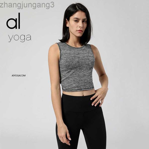 desginer alo yoga t shirt new summer sports running shockproof elastic sleeveless vest high intensity sports blouse women, White
desginer alo yoga t shirt new summer sports running shockproof elastic sleeveless vest high intensity sports blouse women, White