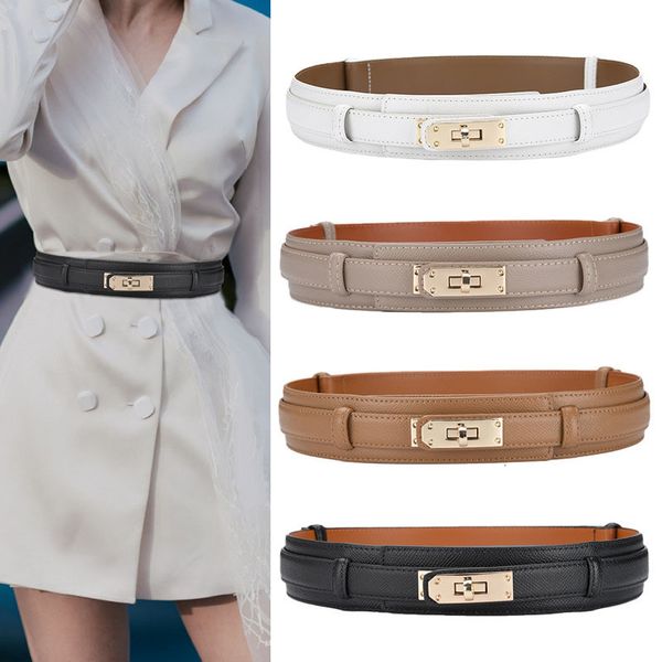 belts metal lock leather ladies belt luxury design branded girdle fashion casual versatile dress elegant corset belt 230505, Black;brown
belts metal lock leather ladies belt luxury design branded girdle fashion casual versatile dress elegant corset belt 230505, Black;brown
