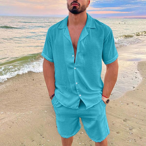 men's tracksuits summer 2 pieces beach short sleeve linen shirts shorts pants sets with pockets beach casual shorts suit daily male ou, Gray
men's tracksuits summer 2 pieces beach short sleeve linen shirts shorts pants sets with pockets beach casual shorts suit daily male ou, Gray