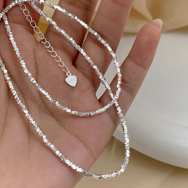 authentic 925 sterling silver irregular cutting choker necklaces for women wedding party gifts simple statement necklace, Golden;silver
authentic 925 sterling silver irregular cutting choker necklaces for women wedding party gifts simple statement necklace, Golden;silver