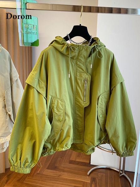 women's jackets korean vintage lace-up green cargo jackets women y2k streetwear spring oversized zipper hooded windbreaker coat female, Black;brown
women's jackets korean vintage lace-up green cargo jackets women y2k streetwear spring oversized zipper hooded windbreaker coat female, Black;brown