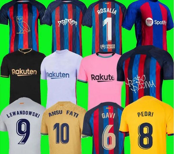 lewandowski rosalia motomami soccer jerseys drake peso pluma kessie raphinha pedri ferran barcelonas 22 23 24 camisetas de ansu fati 2023 ki, Black;yellow
lewandowski rosalia motomami soccer jerseys drake peso pluma kessie raphinha pedri ferran barcelonas 22 23 24 camisetas de ansu fati 2023 ki, Black;yellow