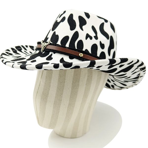 wide brim hats bucket cowboy hat fallwinter cow pattern fedora doublesided thickened curling bull head jazz 230504, Blue;gray
wide brim hats bucket cowboy hat fallwinter cow pattern fedora doublesided thickened curling bull head jazz 230504, Blue;gray