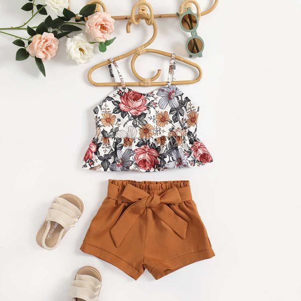 clothing sets focusnorm 1-6y little girls summer holiday clothes sets 2pcs flowers printed strap sleeveless vest +bow solid shorts aa230504, White
clothing sets focusnorm 1-6y little girls summer holiday clothes sets 2pcs flowers printed strap sleeveless vest +bow solid shorts aa230504, White
