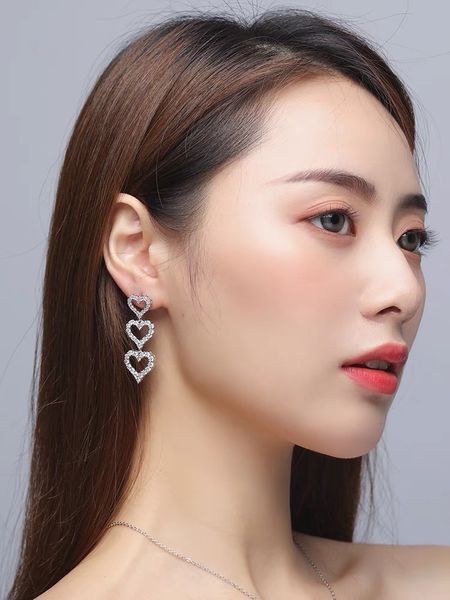 engagement heart lab diamond dangle earring 925 sterling silver party wedding drop earrings for women bridal promise jewelry, Golden;silver
engagement heart lab diamond dangle earring 925 sterling silver party wedding drop earrings for women bridal promise jewelry, Golden;silver