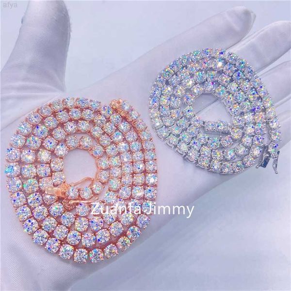 ready to ship wholesale price 5mm stone iced out hiphop vvs moissanite tennis chain necklace, Silver
ready to ship wholesale price 5mm stone iced out hiphop vvs moissanite tennis chain necklace, Silver