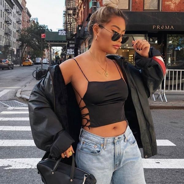 camisoles tanks women crop camis sleeveless backless bandaged chinese style crop summer fashion streetwear outfits camis tank 230505, Black;white
camisoles tanks women crop camis sleeveless backless bandaged chinese style crop summer fashion streetwear outfits camis tank 230505, Black;white