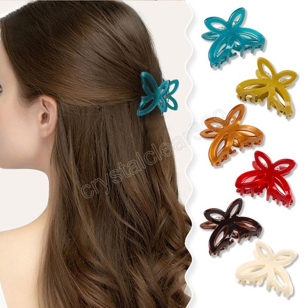 korean hair clip for women girl acetate hollow butterfly hair claw crab women's girl hair accessories, Slivery;white
korean hair clip for women girl acetate hollow butterfly hair claw crab women's girl hair accessories, Slivery;white