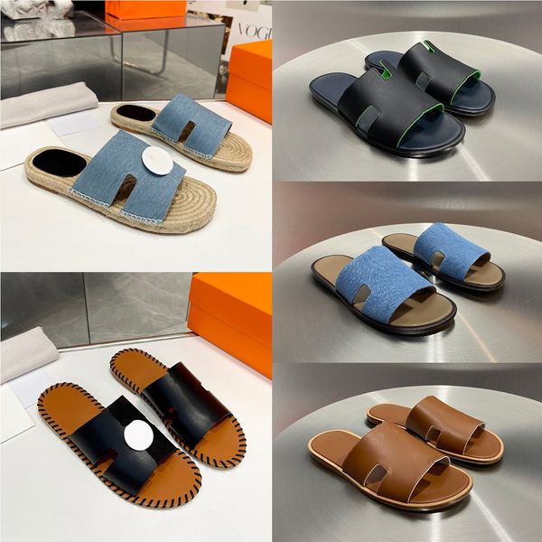 designer slippers men espadrille sandal calfskin slipper canvas slides mens summer beach shoe with box, Black
designer slippers men espadrille sandal calfskin slipper canvas slides mens summer beach shoe with box, Black