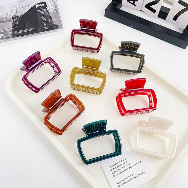 retro 13cm marble hair claw hair accessories fashion rectangle hollow out acetate clip for women girls, Golden;silver
retro 13cm marble hair claw hair accessories fashion rectangle hollow out acetate clip for women girls, Golden;silver
