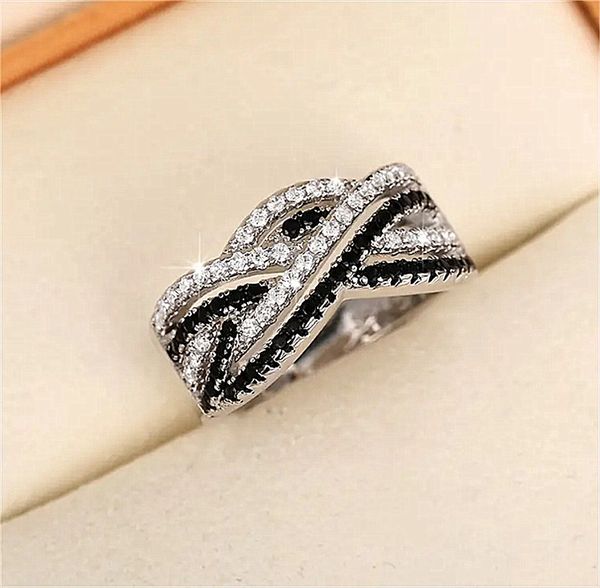 stunning silver plated micro pave zircon black gemstone rings - perfect for bridal weddings & engagement proposals, Golden;silver
stunning silver plated micro pave zircon black gemstone rings - perfect for bridal weddings & engagement proposals, Golden;silver