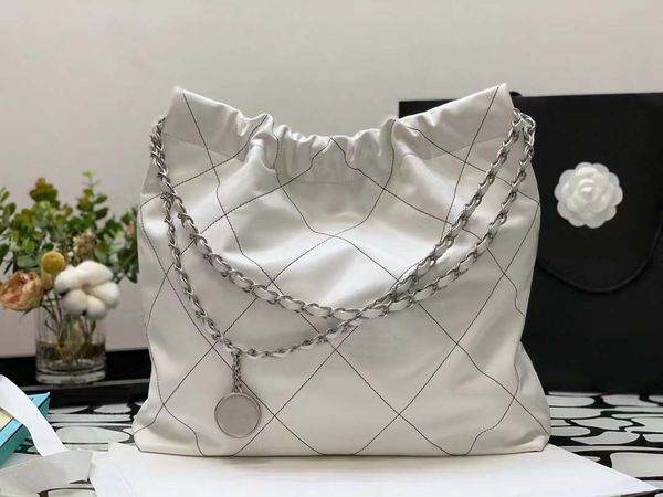 10a tier quality luxuries designer 22 handbag quilted hobo tote women small real leather bucket purse shopping tote white calfskin shoulder
10a tier quality luxuries designer 22 handbag quilted hobo tote women small real leather bucket purse shopping tote white calfskin shoulder