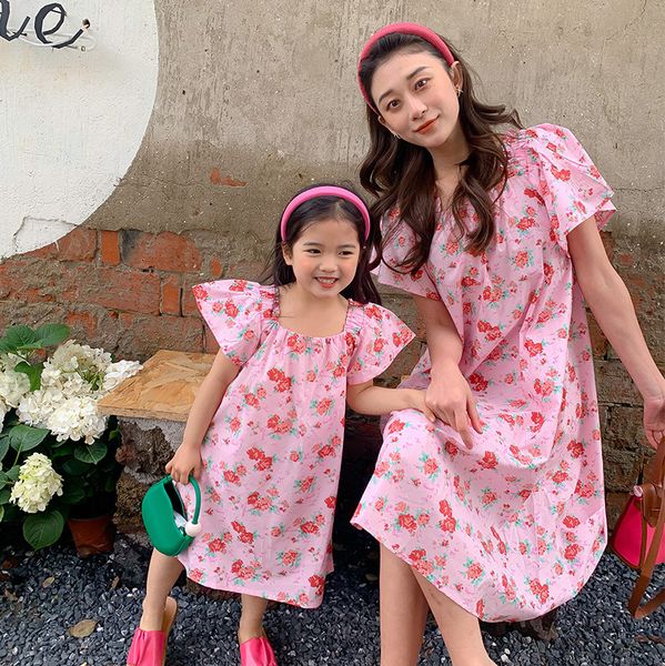 family matching outfits mum and daughter matching pink dress for kids girl floral dresses summer korean women clothing parent-child frock 23, Blue
family matching outfits mum and daughter matching pink dress for kids girl floral dresses summer korean women clothing parent-child frock 23, Blue