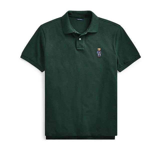 men's polos summer short sleeved golf suit embroidered cotton ball shirt polo rl bear 230506, White;black
men's polos summer short sleeved golf suit embroidered cotton ball shirt polo rl bear 230506, White;black