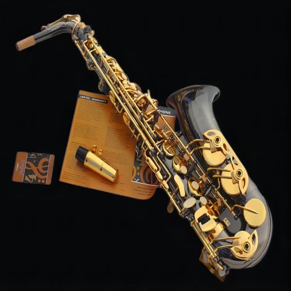 new brand mfc high saxophone reference 54 black lacquer e-flat alto saxophone r54 with mouth box reed neck258
new brand mfc high saxophone reference 54 black lacquer e-flat alto saxophone r54 with mouth box reed neck258