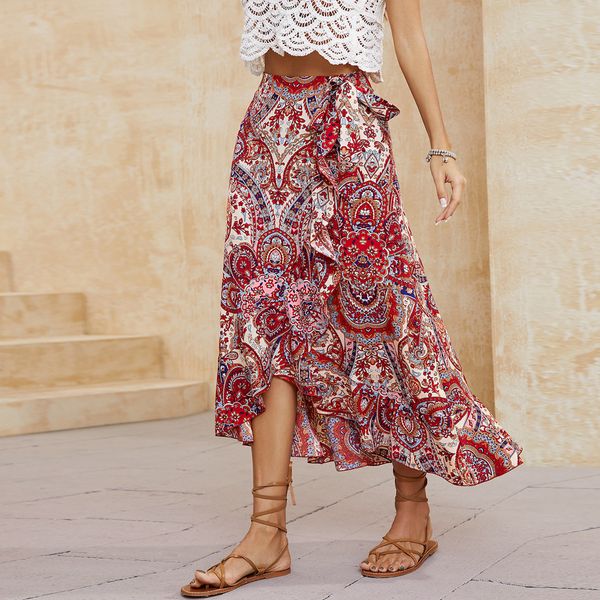 skirts ruffle skirt women bohemian skirt print irregular skirts side tie beach casual wrap skirt women elegant midi skirt woman clothes 2305, Black
skirts ruffle skirt women bohemian skirt print irregular skirts side tie beach casual wrap skirt women elegant midi skirt woman clothes 2305, Black