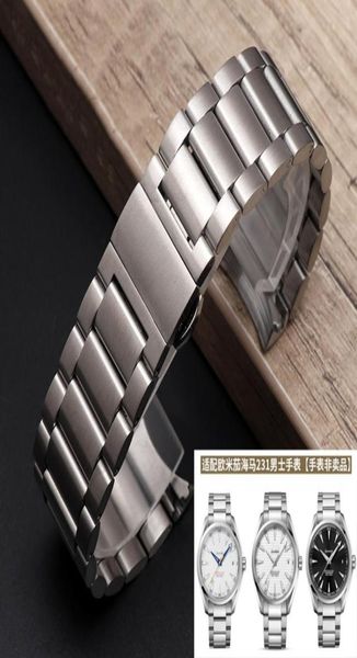 watchband men 20mm pure solid notch stainless steel brushed watch band strap bracelets for omega 2311975688, Black;brown
watchband men 20mm pure solid notch stainless steel brushed watch band strap bracelets for omega 2311975688, Black;brown