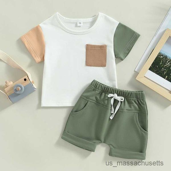 clothing sets toddler infant baby boys summer outfit short sleeve contrast color t-shirt and pocket shorts set cotton boys clothing set, White
clothing sets toddler infant baby boys summer outfit short sleeve contrast color t-shirt and pocket shorts set cotton boys clothing set, White