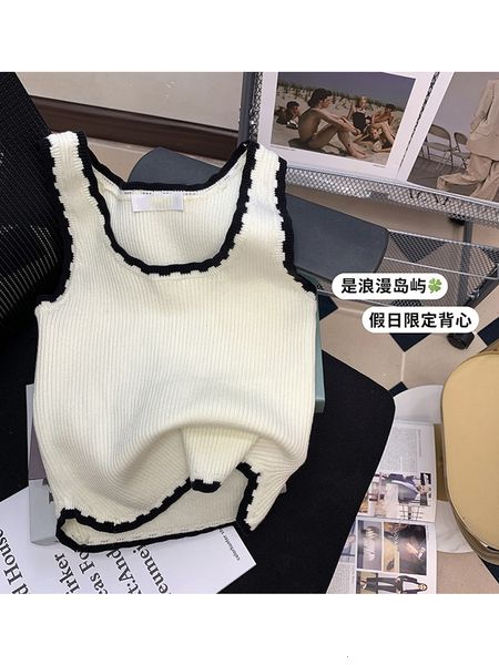 camisoles tanks women solid u neck ribbed crop women summer basic elastic exposed navel contrast color patchwork mujer knitted camisole 230, Black;white
camisoles tanks women solid u neck ribbed crop women summer basic elastic exposed navel contrast color patchwork mujer knitted camisole 230, Black;white