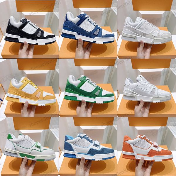 2023 designer flat sneaker virgil trainer casual shoes denim canvas leather abloh white green red blue letter overlays platform for men wome, Black
2023 designer flat sneaker virgil trainer casual shoes denim canvas leather abloh white green red blue letter overlays platform for men wome, Black