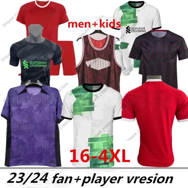 23/24 soccer jerseys fan player version gakpo darwin 2023 mohamed luis diaz alexander arnold football jersey kit shirts men kids uniform a., Black;yellow
23/24 soccer jerseys fan player version gakpo darwin 2023 mohamed luis diaz alexander arnold football jersey kit shirts men kids uniform a., Black;yellow