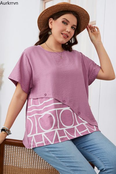 women's plus size tshirt women clothing geometric print summer shirts fashion loose casual chic elegant big tshirt 230506, Black
women's plus size tshirt women clothing geometric print summer shirts fashion loose casual chic elegant big tshirt 230506, Black