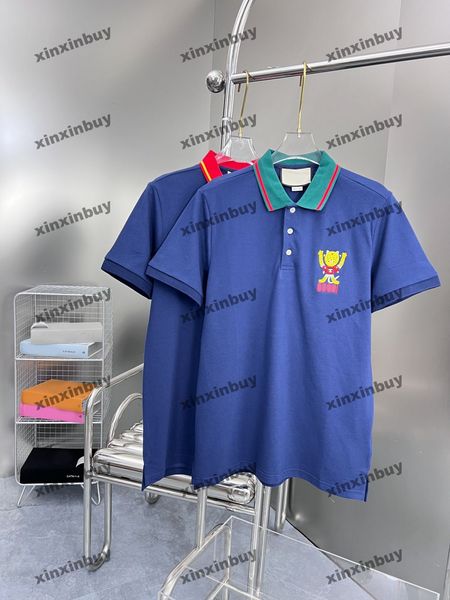 xinxinbuy men designer tee t shirt 23ss strawberry tiger pattern embroidery love short sleeve cotton women blue s-2xl, Black;brown
xinxinbuy men designer tee t shirt 23ss strawberry tiger pattern embroidery love short sleeve cotton women blue s-2xl, Black;brown