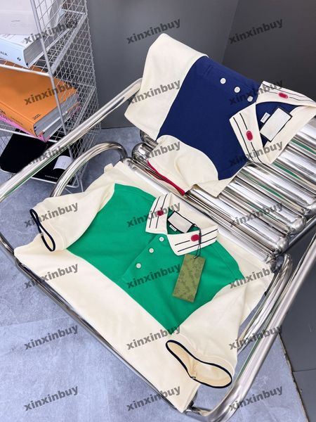 xinxinbuy men designer tee t shirt 23ss letter embroidery pattern collar short sleeve cotton women green khaki s-2xl, Black;brown
xinxinbuy men designer tee t shirt 23ss letter embroidery pattern collar short sleeve cotton women green khaki s-2xl, Black;brown