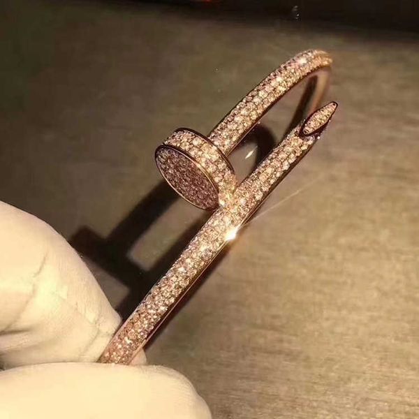 selling item s925 sterling silver nail full diamond bracelet women's fashion light luxury inlaid high carbon ins card same style handpi, Black
selling item s925 sterling silver nail full diamond bracelet women's fashion light luxury inlaid high carbon ins card same style handpi, Black