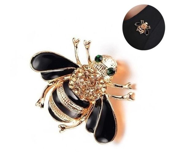 popular versatile premium crystal bee brooch fashion dropping oil design banquet elegant temperament emblem ae741, Gray
popular versatile premium crystal bee brooch fashion dropping oil design banquet elegant temperament emblem ae741, Gray