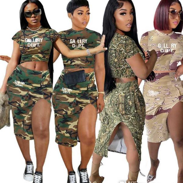 2023 new street trend camouflage womens sports tracksuits two pieces set designer floral split bag buttocks miniskirt short sleeve suit, Gray
2023 new street trend camouflage womens sports tracksuits two pieces set designer floral split bag buttocks miniskirt short sleeve suit, Gray