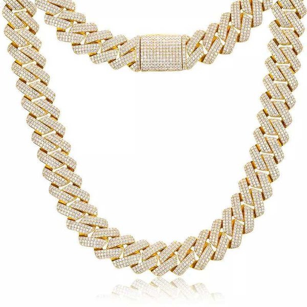 sale luxury 20mm 3 row vvs moissanite cuban chain hip hop gold plated 925 sterling silver iced out cuban link chain
sale luxury 20mm 3 row vvs moissanite cuban chain hip hop gold plated 925 sterling silver iced out cuban link chain