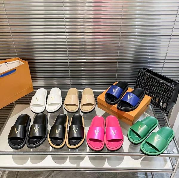 couples flat slippers letter printing designer slippers summer fashion men womens leisure leather slipper sandbeach shoes sandal, Black
couples flat slippers letter printing designer slippers summer fashion men womens leisure leather slipper sandbeach shoes sandal, Black
