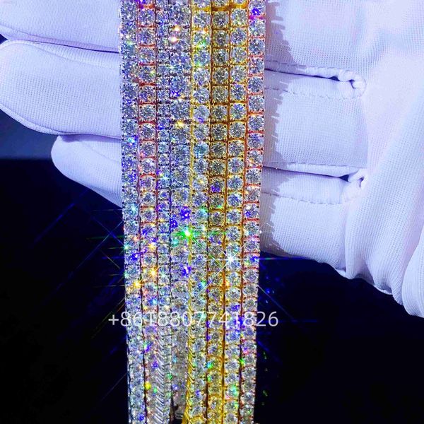 pass diamond tester iced out vvs lab diamond 10k real solid 3mm 4mm white gold moissanite tennis bracelet, Silver
pass diamond tester iced out vvs lab diamond 10k real solid 3mm 4mm white gold moissanite tennis bracelet, Silver