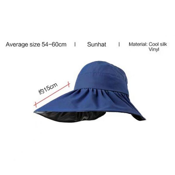 anti uv hat summer straw large wide brim sun visor cap beach empty cap (blue color), Pink;blue
anti uv hat summer straw large wide brim sun visor cap beach empty cap (blue color), Pink;blue