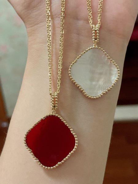 designer pendant necklaces for women elegant 4/ four leaf clover big flowers necklace choker chains designer jewelry, Silver
designer pendant necklaces for women elegant 4/ four leaf clover big flowers necklace choker chains designer jewelry, Silver