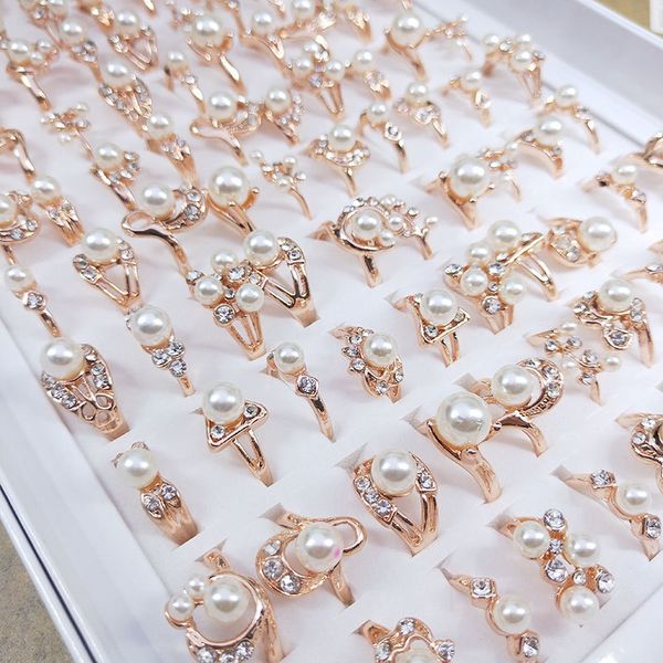 alloy zircon imitation pearl ring mixed style size gold for men women fashion jewelry, Golden;silver
alloy zircon imitation pearl ring mixed style size gold for men women fashion jewelry, Golden;silver