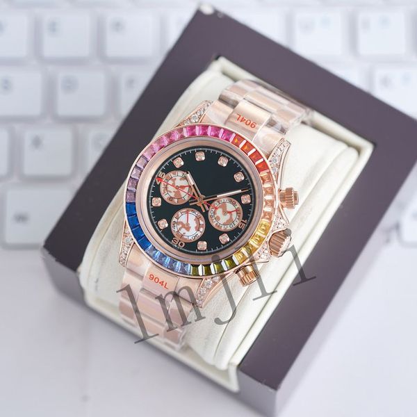 watches for mens designer luxury watch automatic mechanical watches super 40mm rainbow bezel rose goldwristwatches, Slivery;golden
watches for mens designer luxury watch automatic mechanical watches super 40mm rainbow bezel rose goldwristwatches, Slivery;golden
