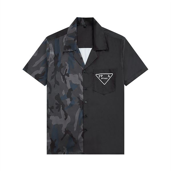 23ss luxury designer shirt men's fashion geometric classic print bowling shirt black hawaiian flower casual shirt men's loose shor, White;black
23ss luxury designer shirt men's fashion geometric classic print bowling shirt black hawaiian flower casual shirt men's loose shor, White;black