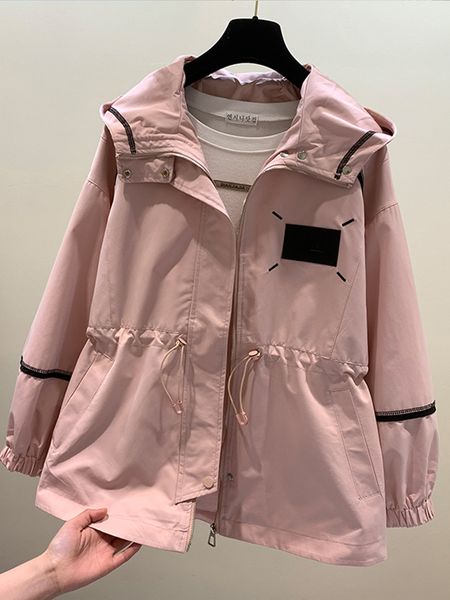 tpjb new women korean zipper contrast color windbreaker coat spring autumn new tide drawstring patchwork trench jacket, Tan;black
tpjb new women korean zipper contrast color windbreaker coat spring autumn new tide drawstring patchwork trench jacket, Tan;black
