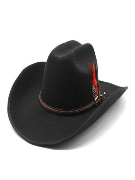 cowboy fedora hat with feather felt hats fedoras women men trilby wide brim caps autumn winter large jazz cap 20233567215, Blue;gray
cowboy fedora hat with feather felt hats fedoras women men trilby wide brim caps autumn winter large jazz cap 20233567215, Blue;gray