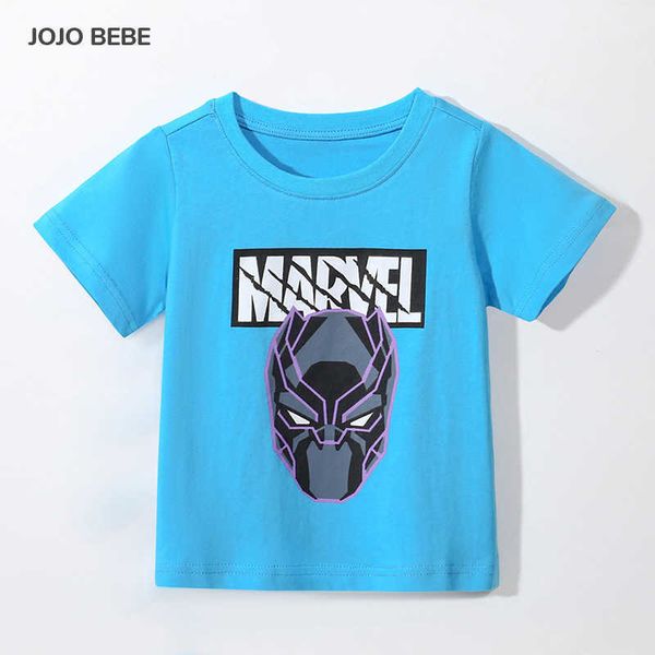 jojo bebe wear summer new boys' short sleeve round neck cartoon print children's t-shirt all cotton, Blue
jojo bebe wear summer new boys' short sleeve round neck cartoon print children's t-shirt all cotton, Blue