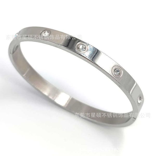 high-quality new card titanium steel bracelet stainless ten diamond clasp sellingfy67, Black
high-quality new card titanium steel bracelet stainless ten diamond clasp sellingfy67, Black