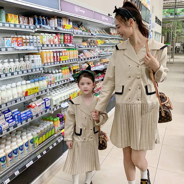 family matching outfits parent-child suit preppy style mommy and daughter matching clothes pleated skirt girls sets family matching outfits, Blue
family matching outfits parent-child suit preppy style mommy and daughter matching clothes pleated skirt girls sets family matching outfits, Blue